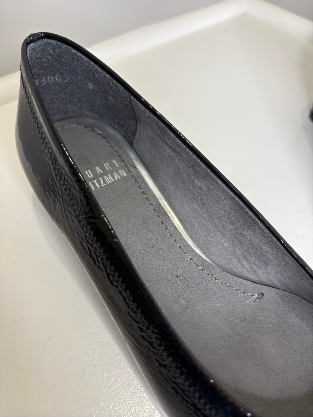 Stuart Weitzman Patent Leather Kitten Block Heel Pumps KL 93002 - Picture 6 of 11